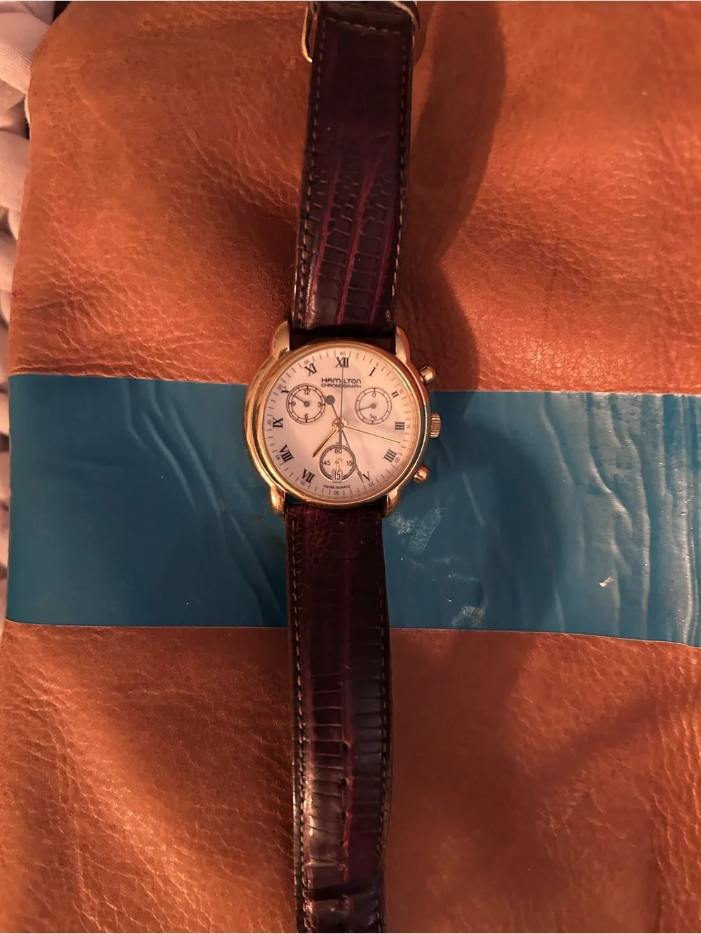 Vintage Hamilton Quartz Chronograph 8804